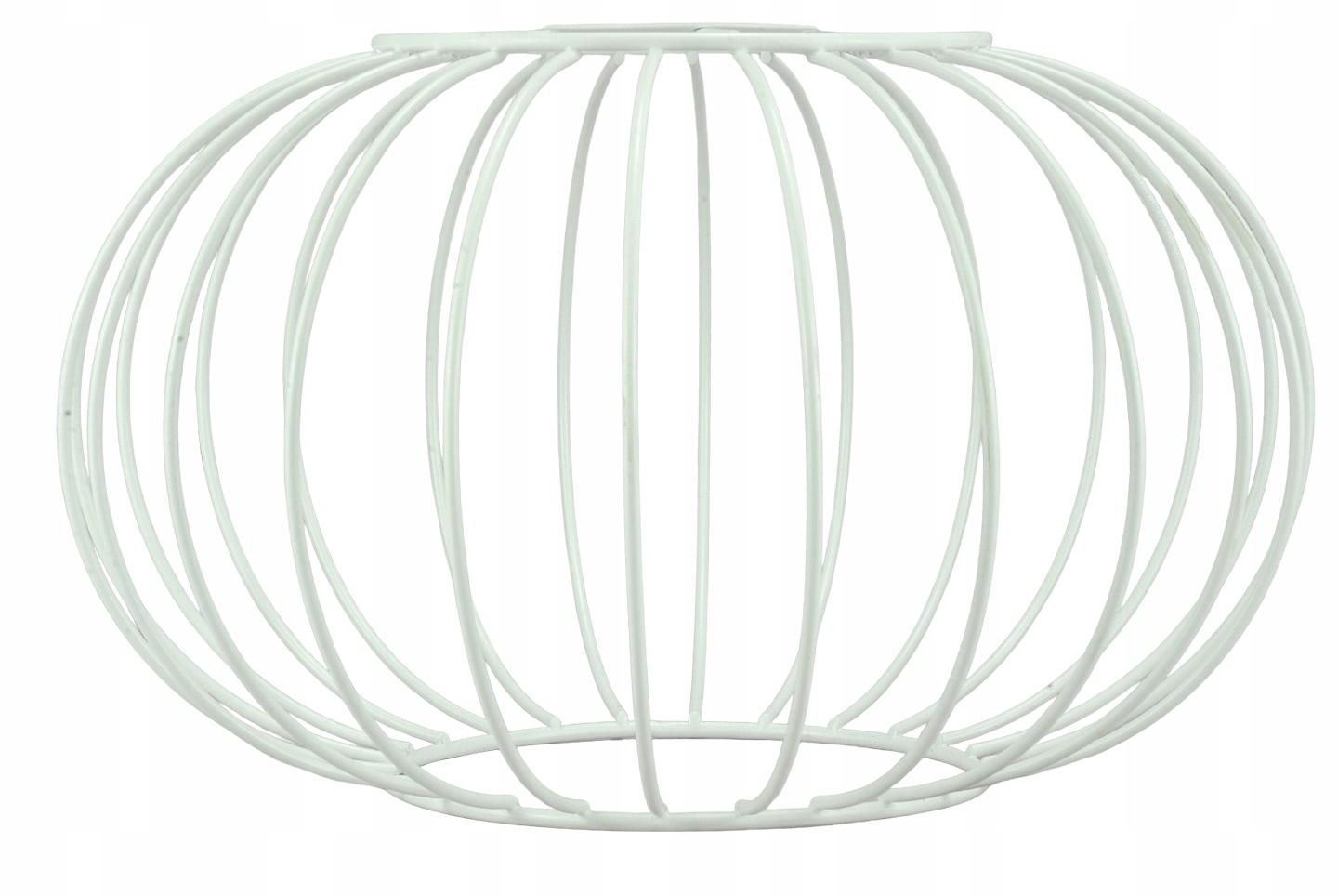 Klosz druciany Dynia biała E27