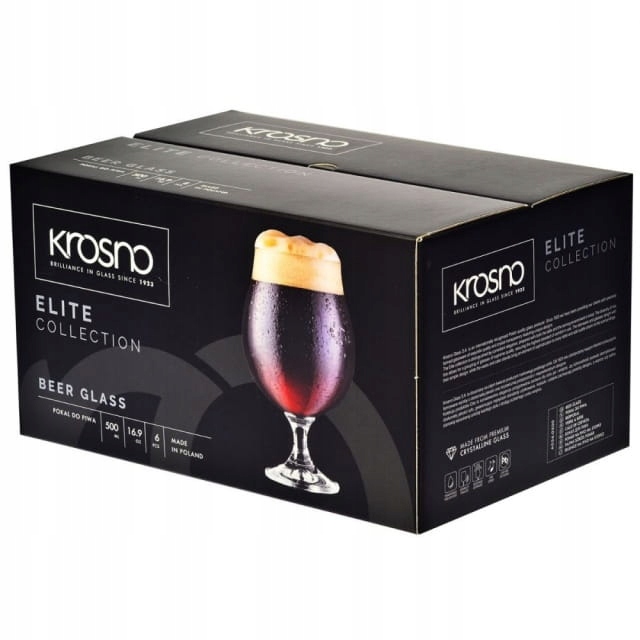 

Krosno Zestaw pokale do piwa Elite A056 500ml 6szt