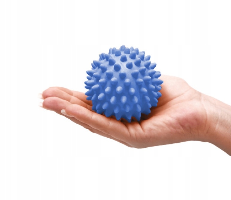 Piłeczka z kolcami r.6 cm niebieska