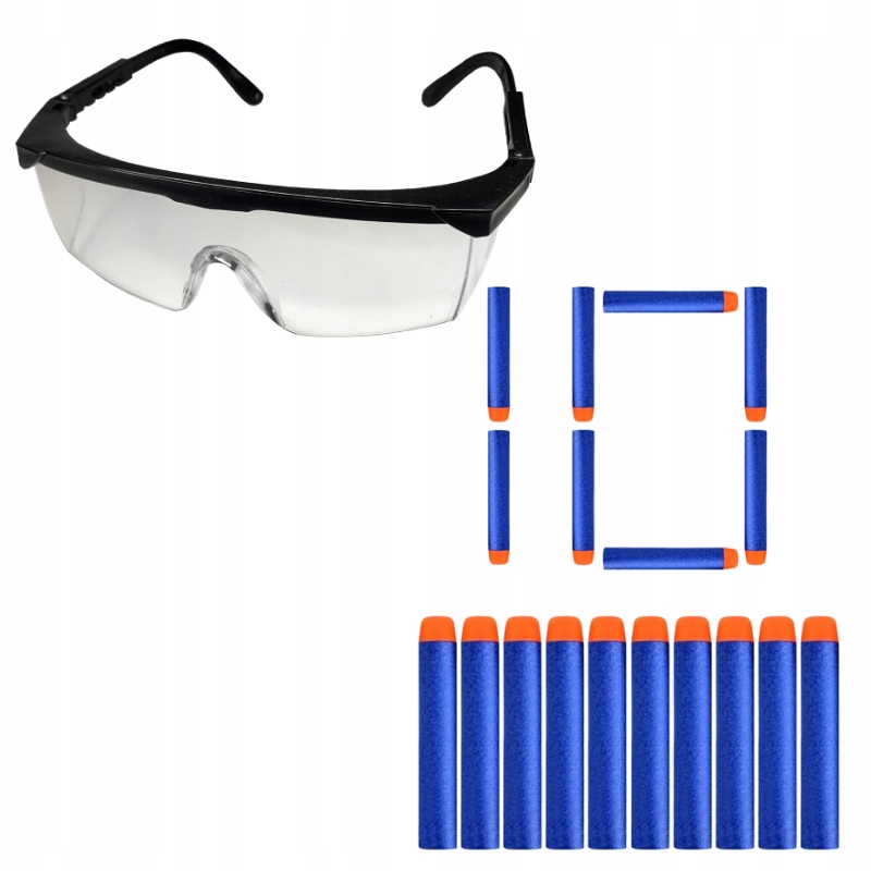 NERF ELITE COMMANDER + STRZAŁKI KAMIZELKA OKULARY Rodzaj pistolety