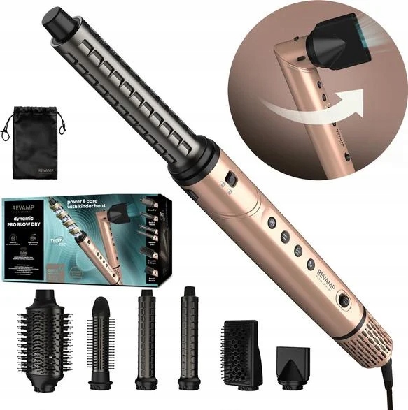 Suszarko-lokówka REVAMP Dynamic Radiance Pro Blow Dry DR-2850GD Złoty
