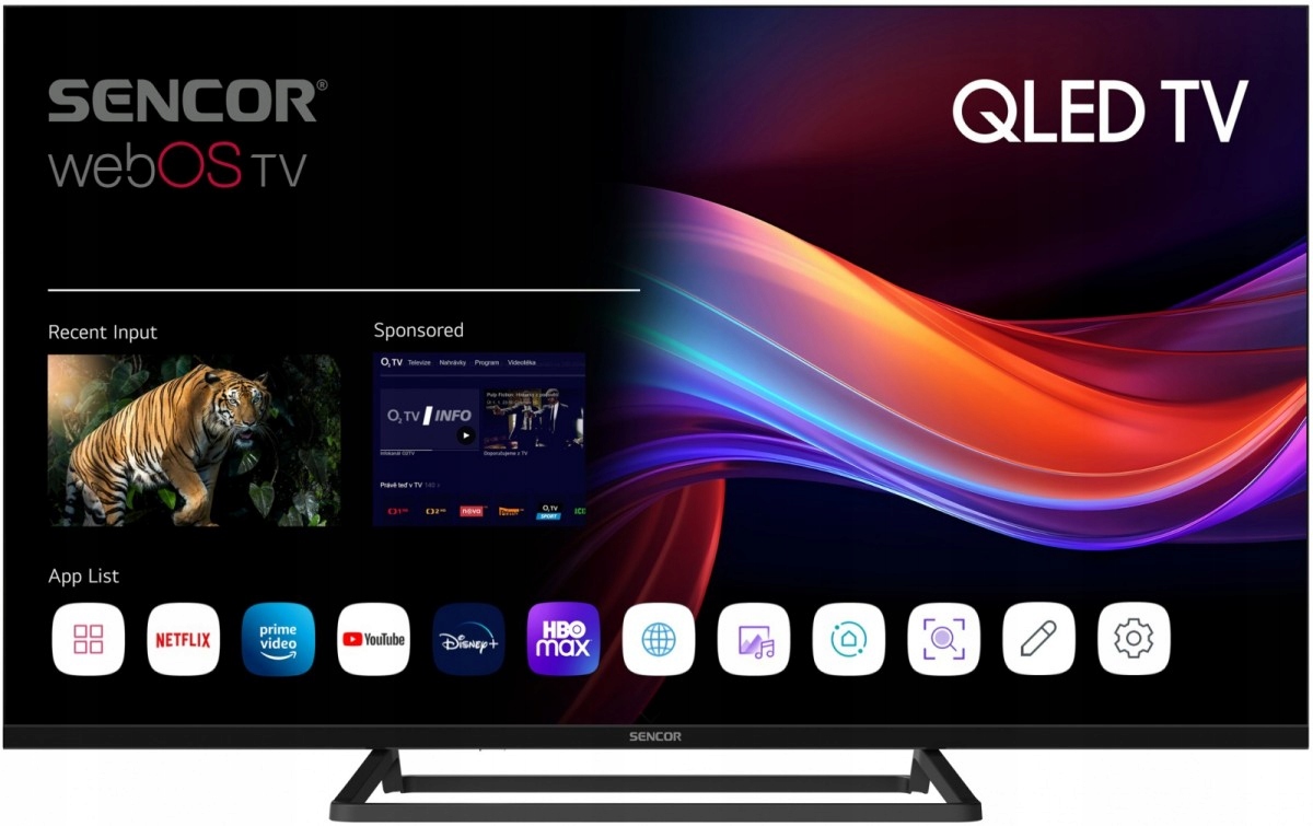 Sencor Telewizor Qled 32 cale Sle 32QF860B Smart webOS Full Hd
