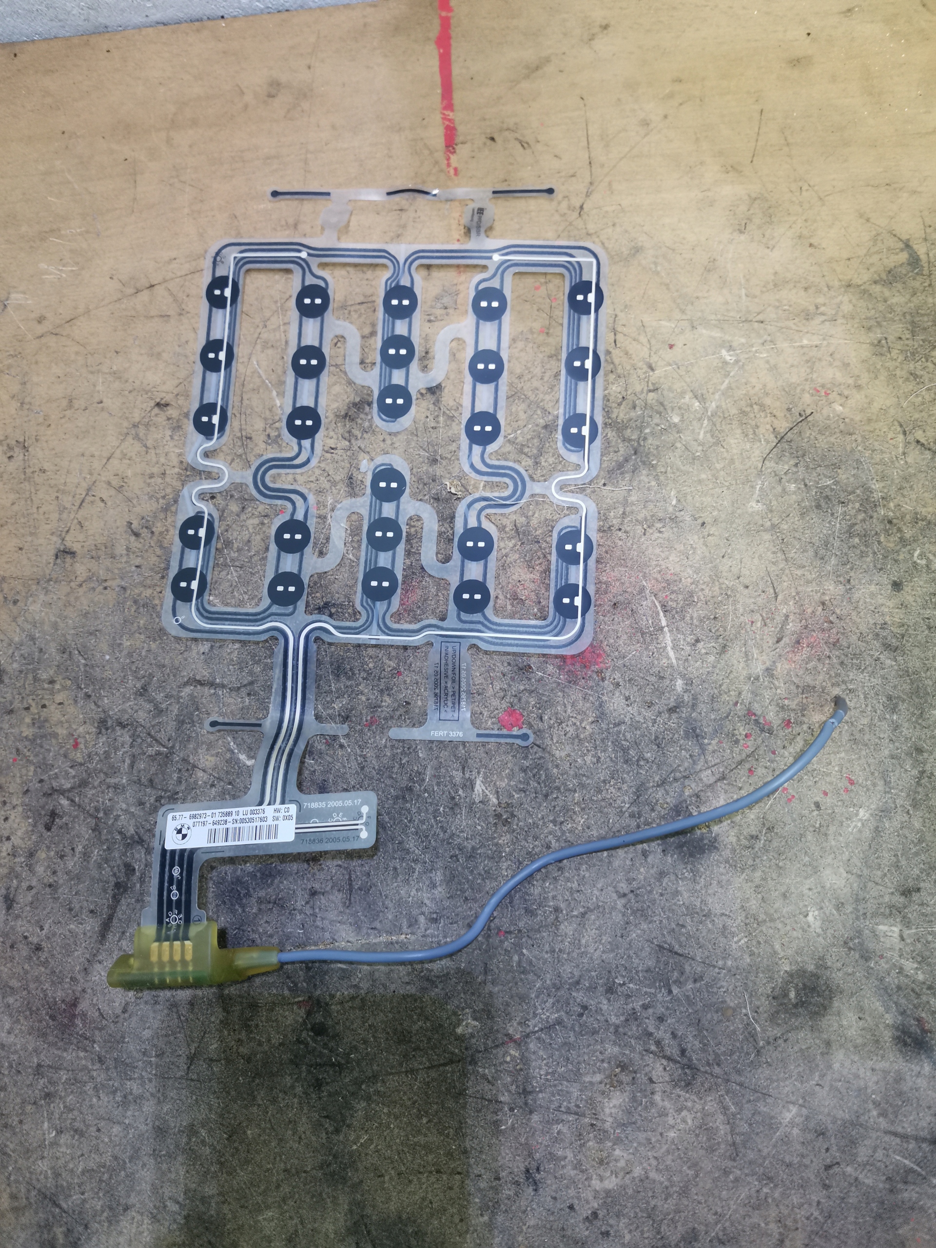 Коврик для сидения пассажира BMW E60 E61 6982973