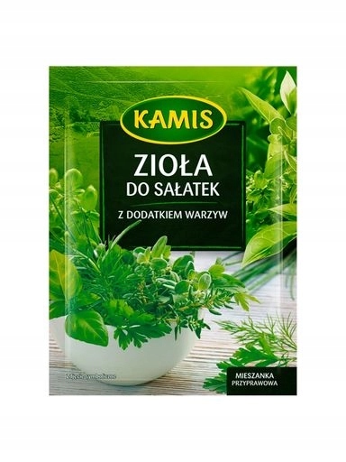 Levně 8 x Kamis Bylinky na salát s přídavkem zeleniny Kořenící směs 10 g