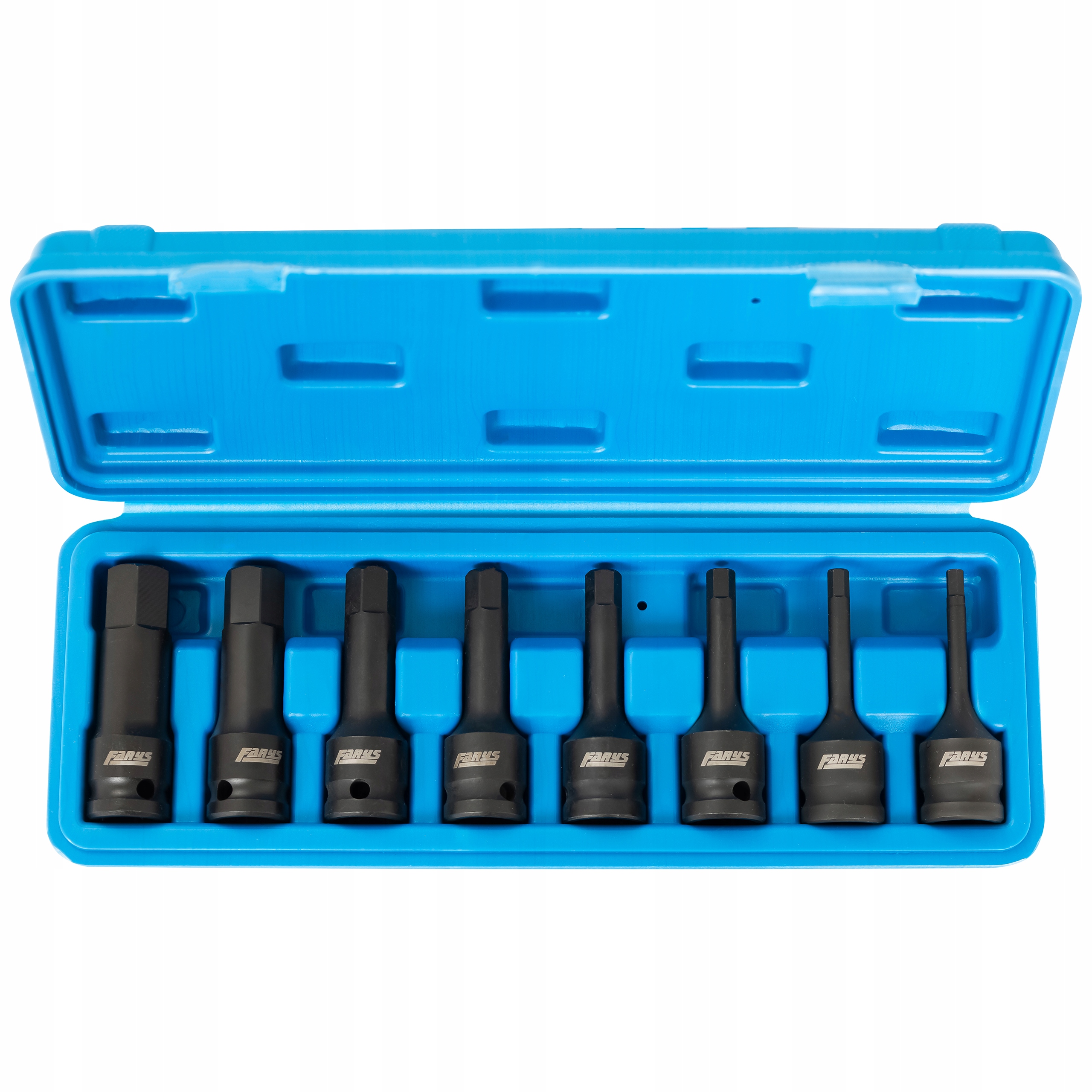Nástavce Úderové Klíče Imbus Hex 5-19 MM 1/2'' Sada 8 Ks Farys
