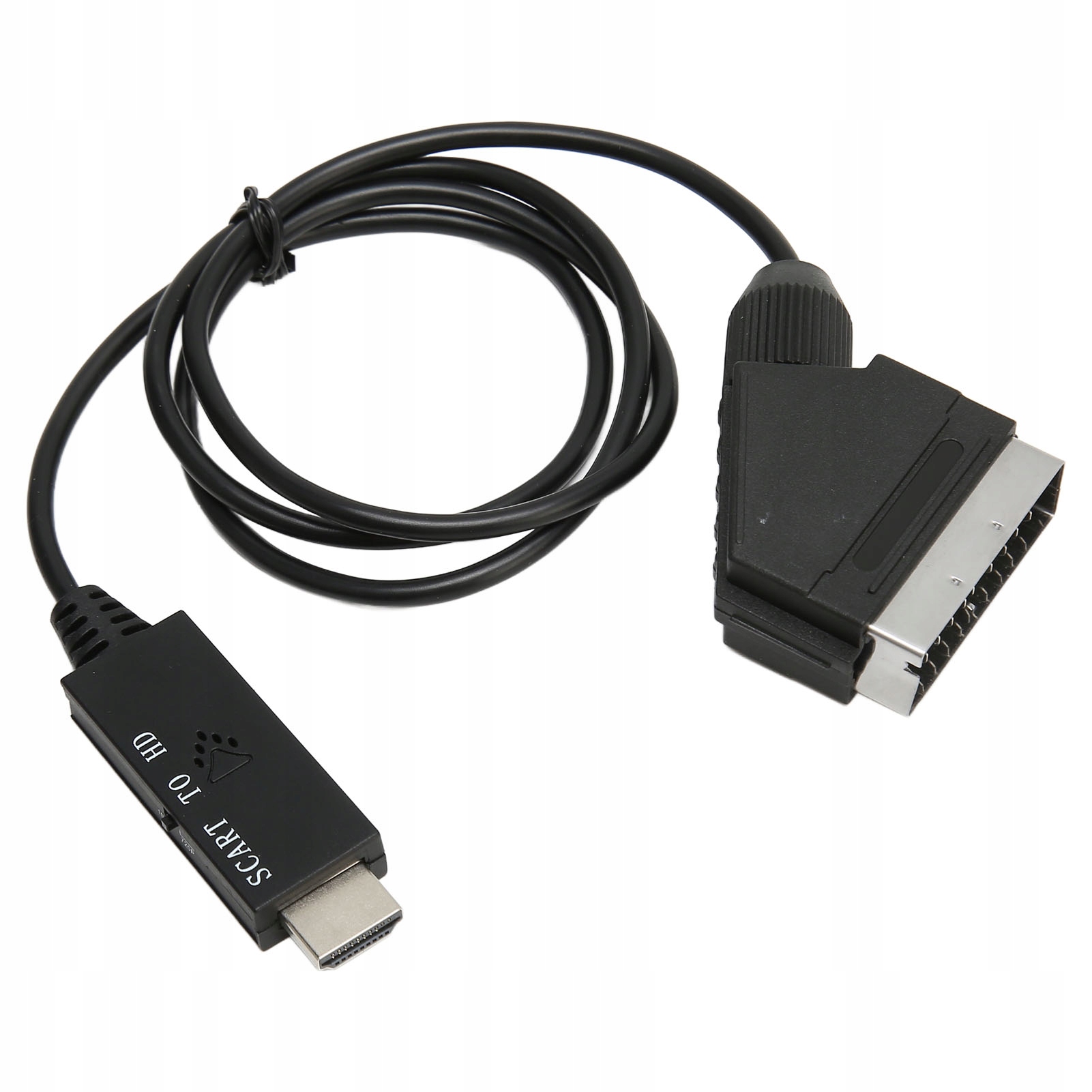 Adapter HDMI do SCART Konwerter Kabla Interfejsu Multimedialnego HD 1080P