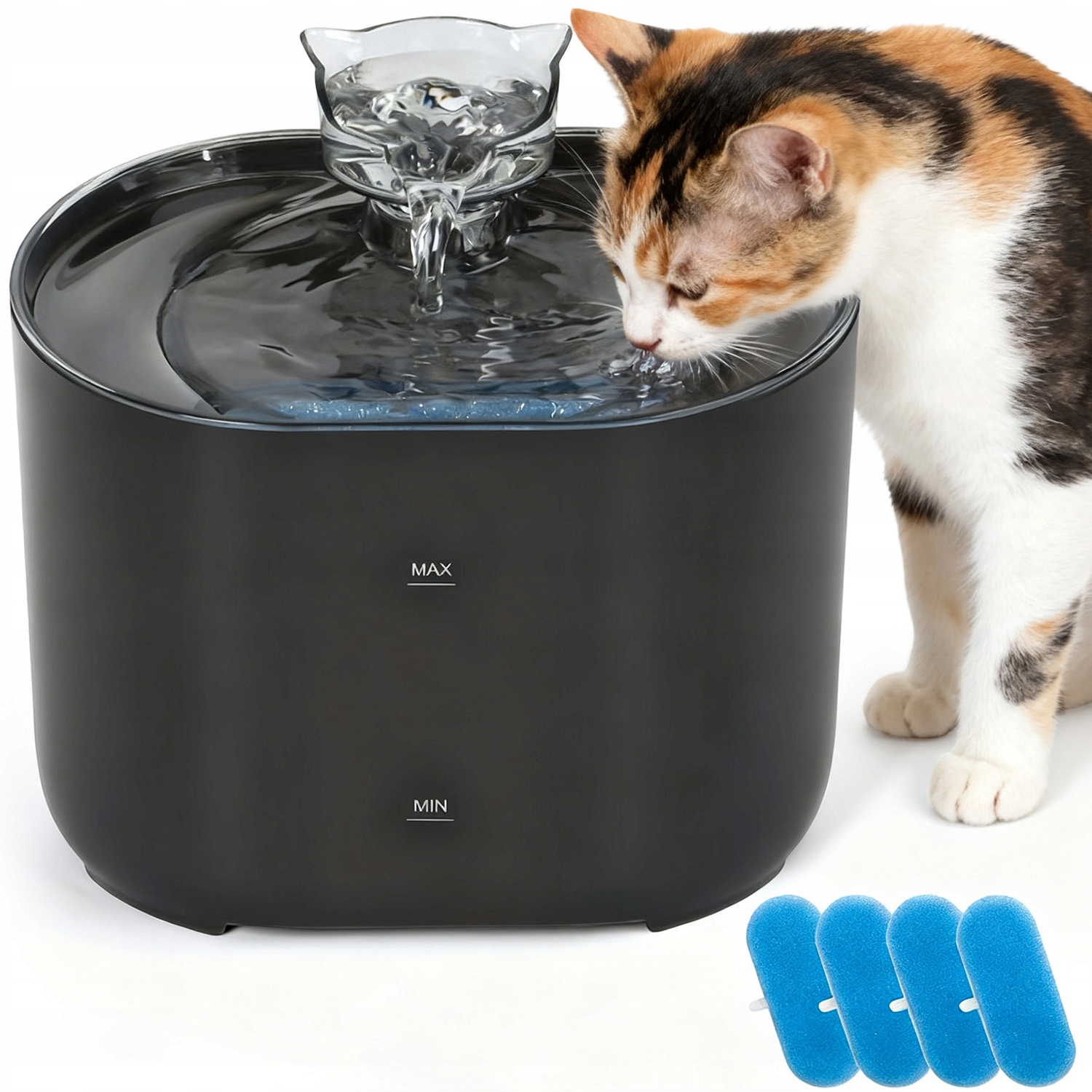 Levně Automatické Krmítko Fontána Miska Pro Kočky Psa Čistící Filtr