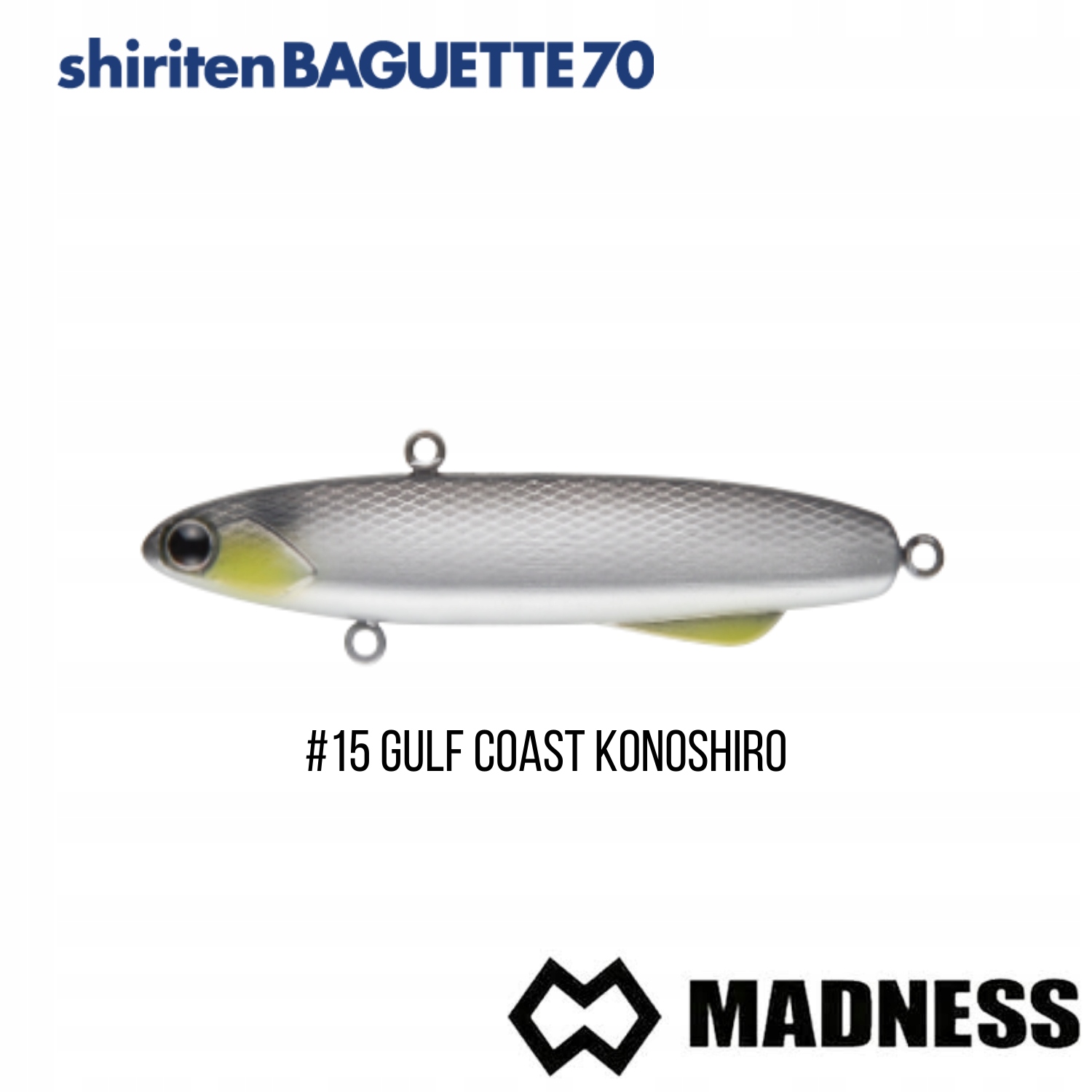 Wobler Madness Shiriten BAGUETTE70 #15 Gulf Coast Konoshiro (70 mm; 17 g)