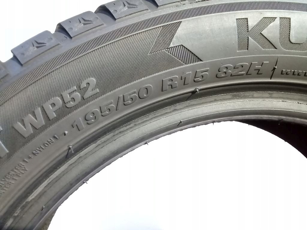 gume Kumho WinterCraft WP52 195/50/15 82H 2024 6,6mm