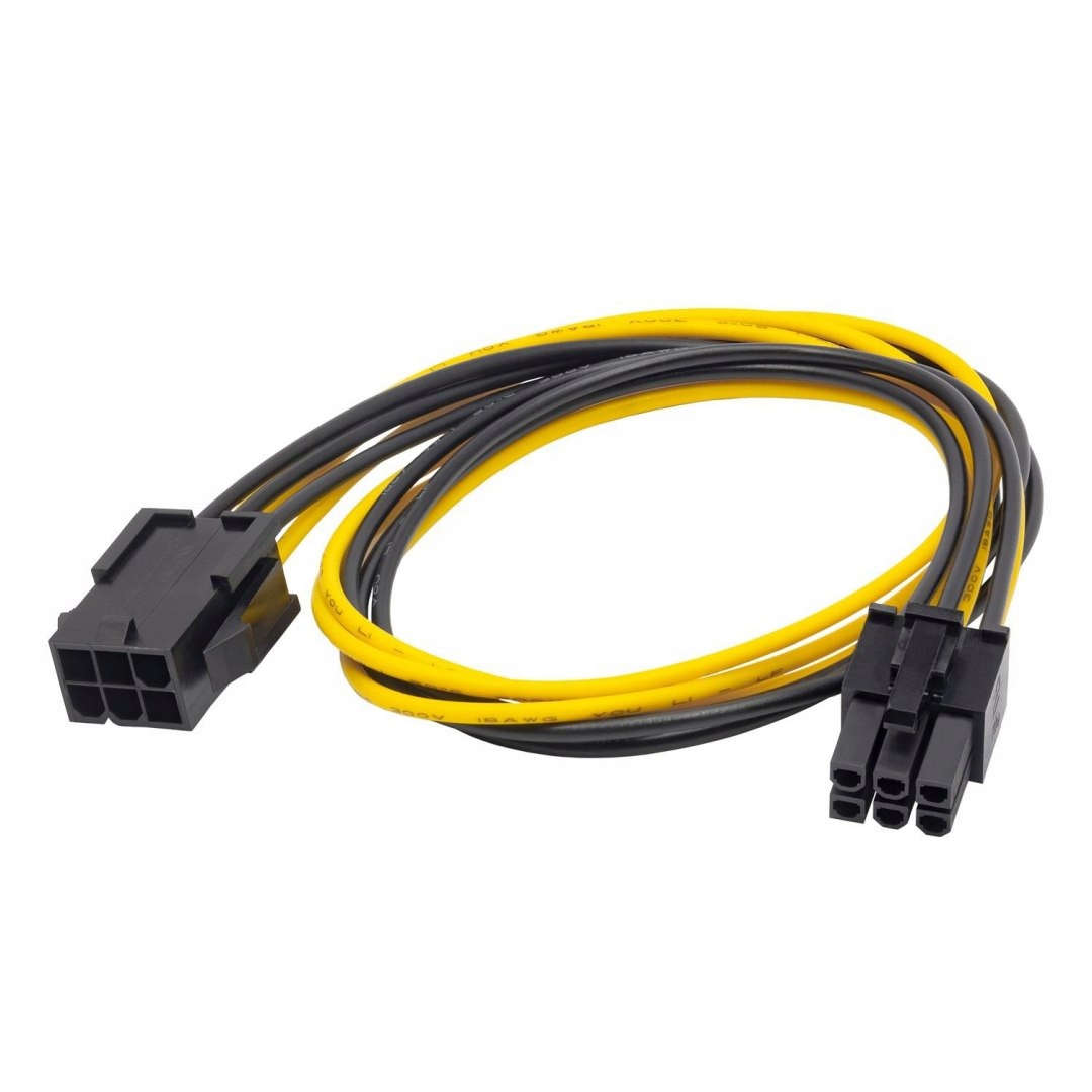 Kabel zasilający Akyga AK-CA-46 Pci Express 6pin 0,4m