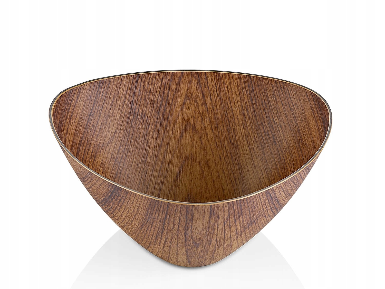 

Miska trójkątna salaterka plastikowa drewno 12cm