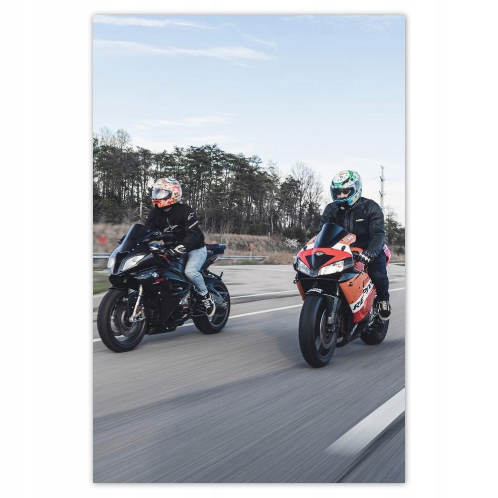 

Plakaty 62x93 Ścigacz Motor Motocykl