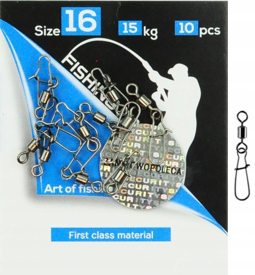 r.16 Krętlik Strong Z Agrafką 15kg 10szt Jaxon