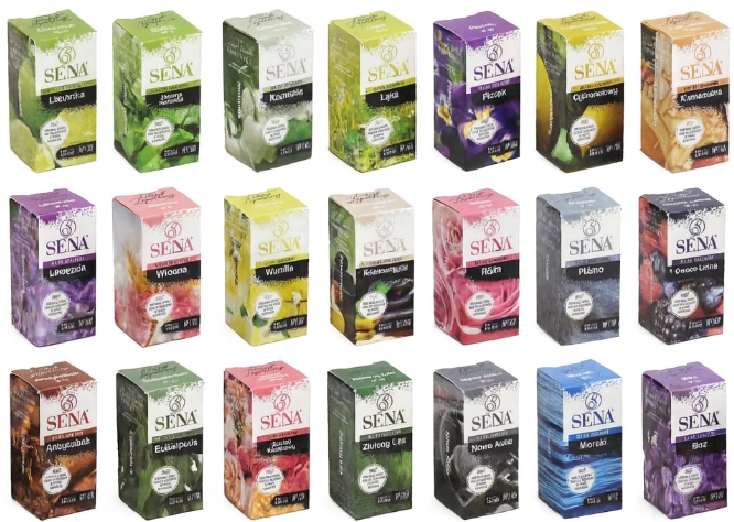 Levně Vonné kompozice paletka 24 kusů Vůně Aroma Krb Zvlhčovač Ravi