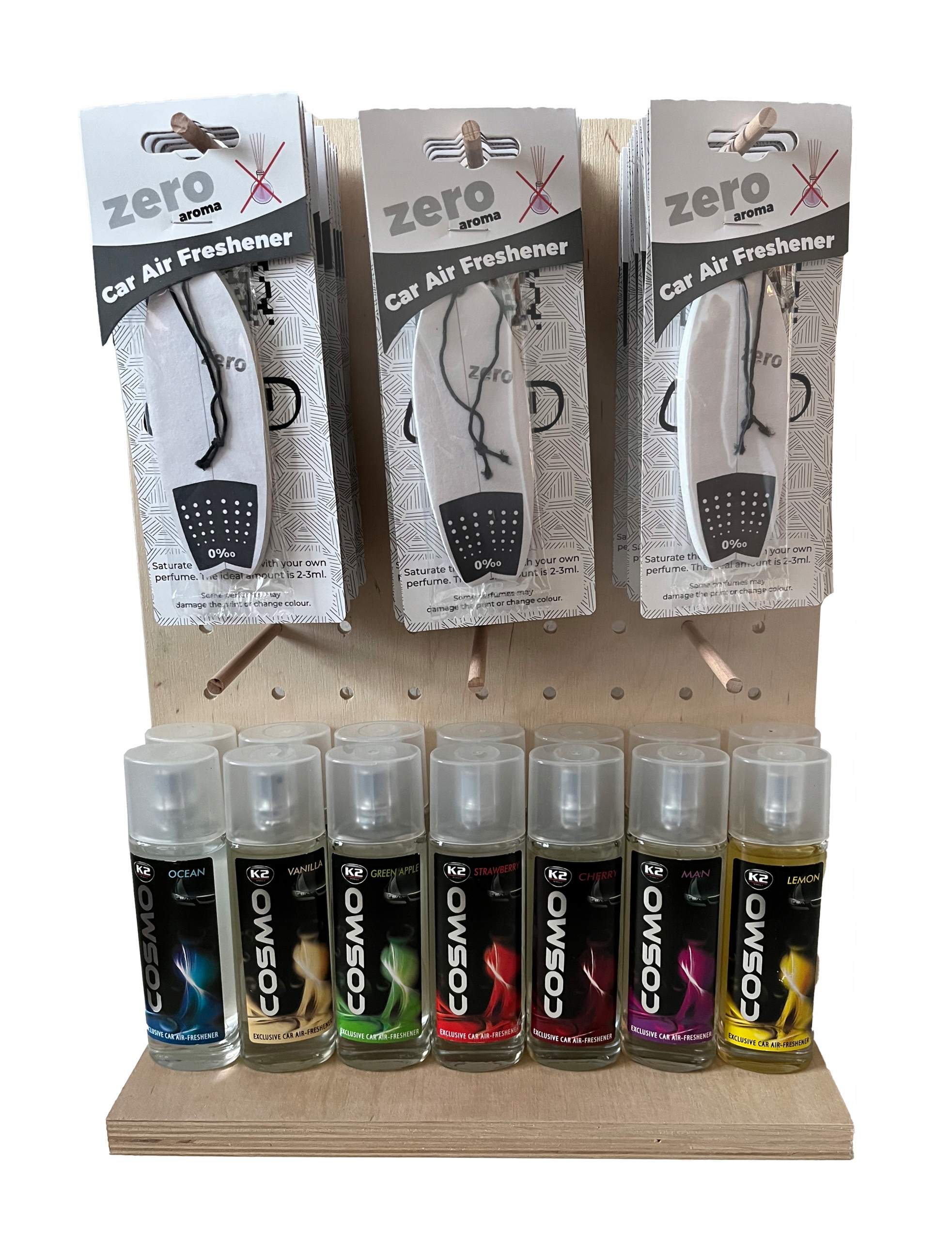 Perfumy Samochodowe COSMO K2 Zapach GREEN APPLE Rodzaj atomizery