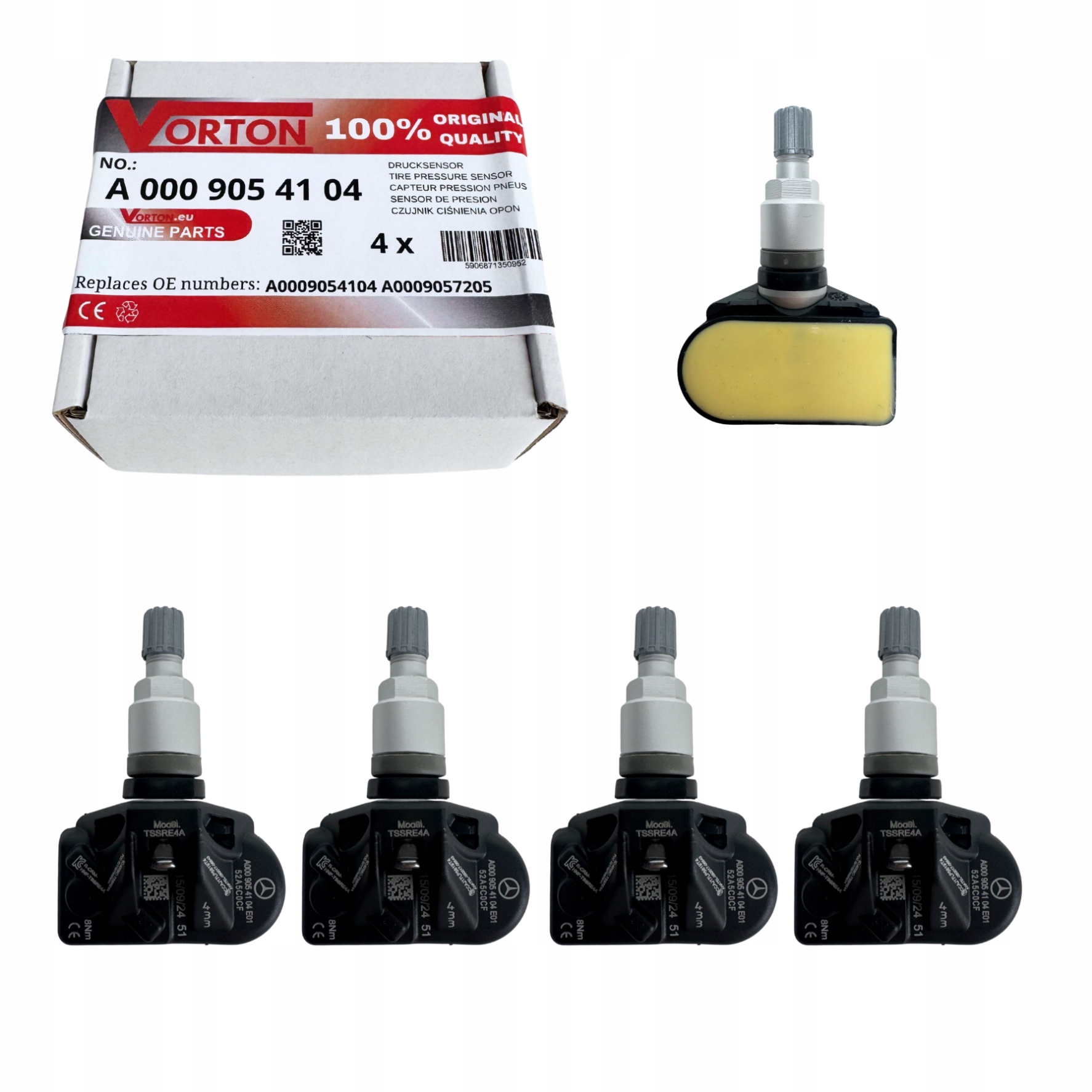 Senzory Tlaku Tpms Pre Pneumatiky Kolies Mercedes A W177 B W247 Cla G W464 Gla