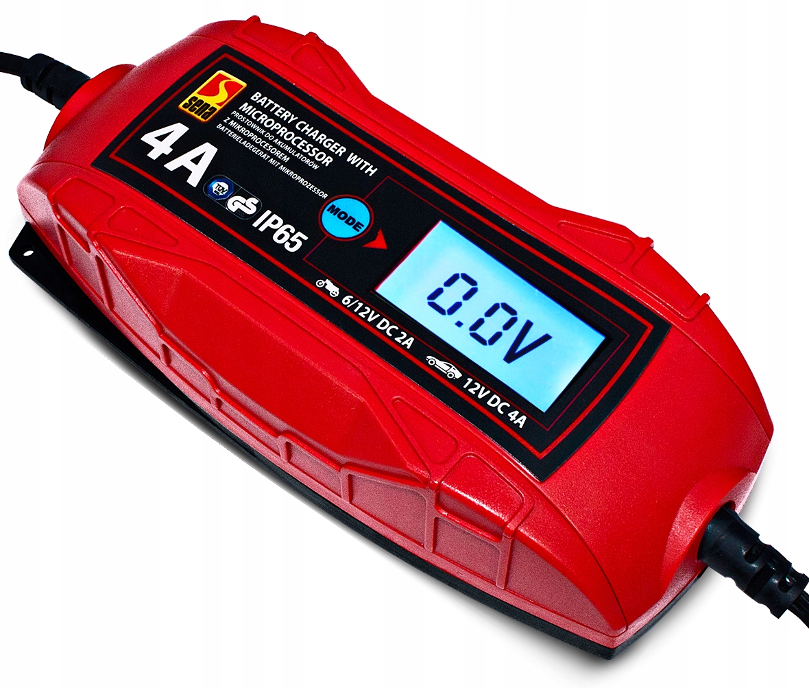 ŁADOWARKA PROSTOWNIK DO AKUMULATORA ŻELOWY 6V 12V AKUMULATORÓW LCD TUV GS EAN (GTIN) 5901299010303