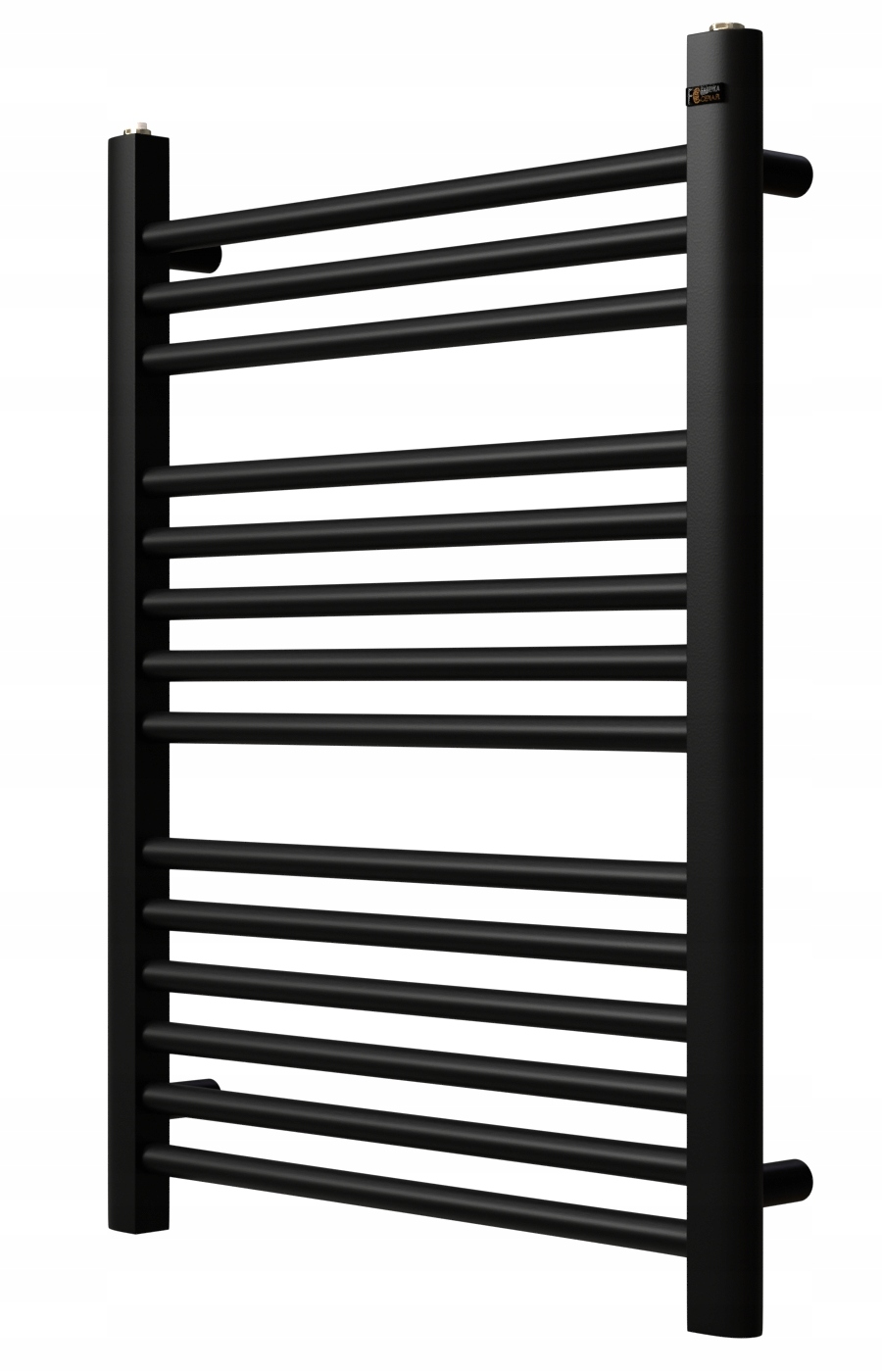 Kúpeľňový Ohrievač Rebrík Čierny 50 cm Hugo 70x50 Poľský Výrobca