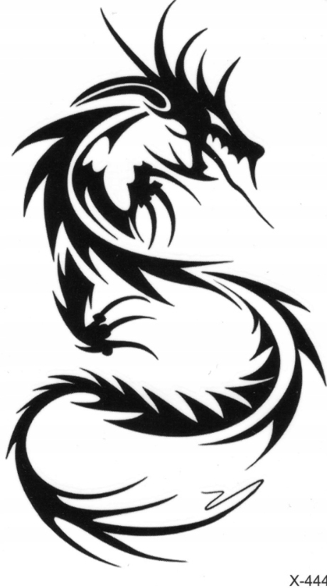 

Tatuaż zmywalny tymczasowy smok dragon
