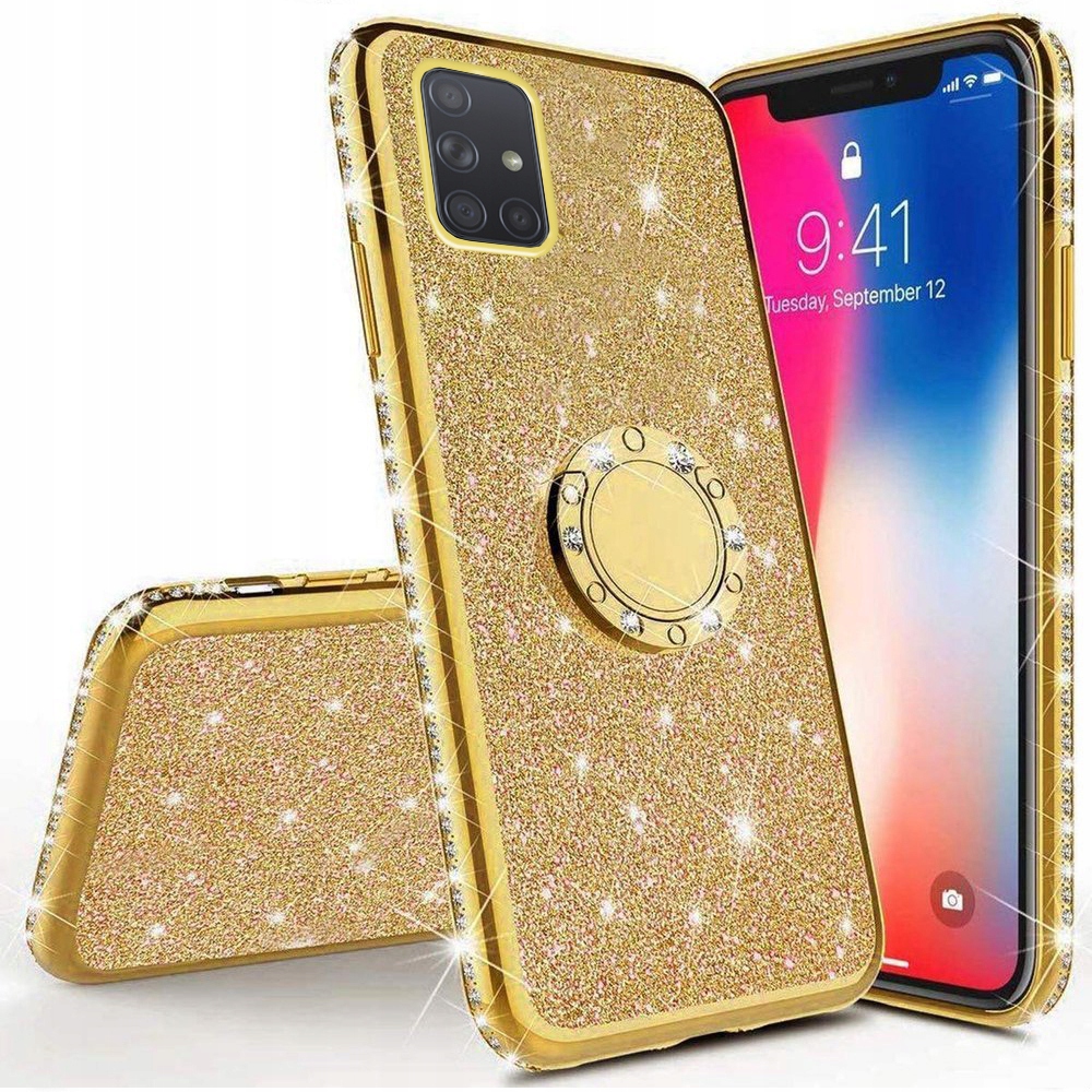 

Etui Erbord Bling do Samsung Galaxy A51, Ring Case