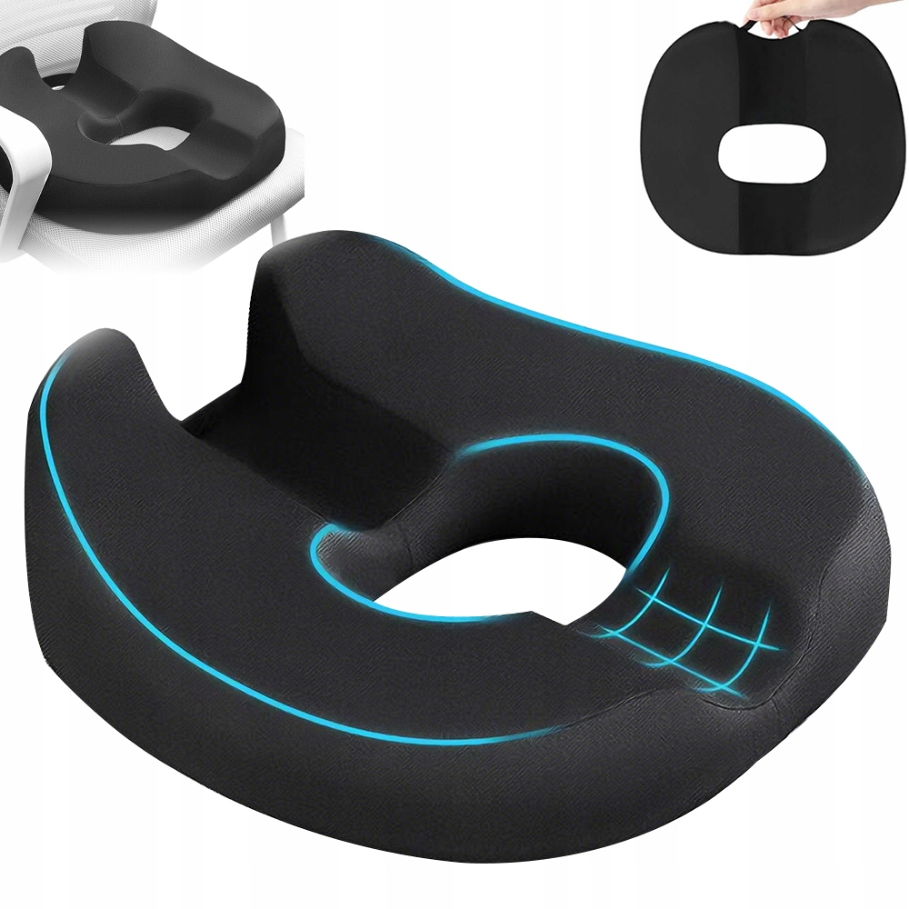 Poduszka Ortopedyczna Do Siedzenia Poporodowa Hemoroidy Pianka Memory