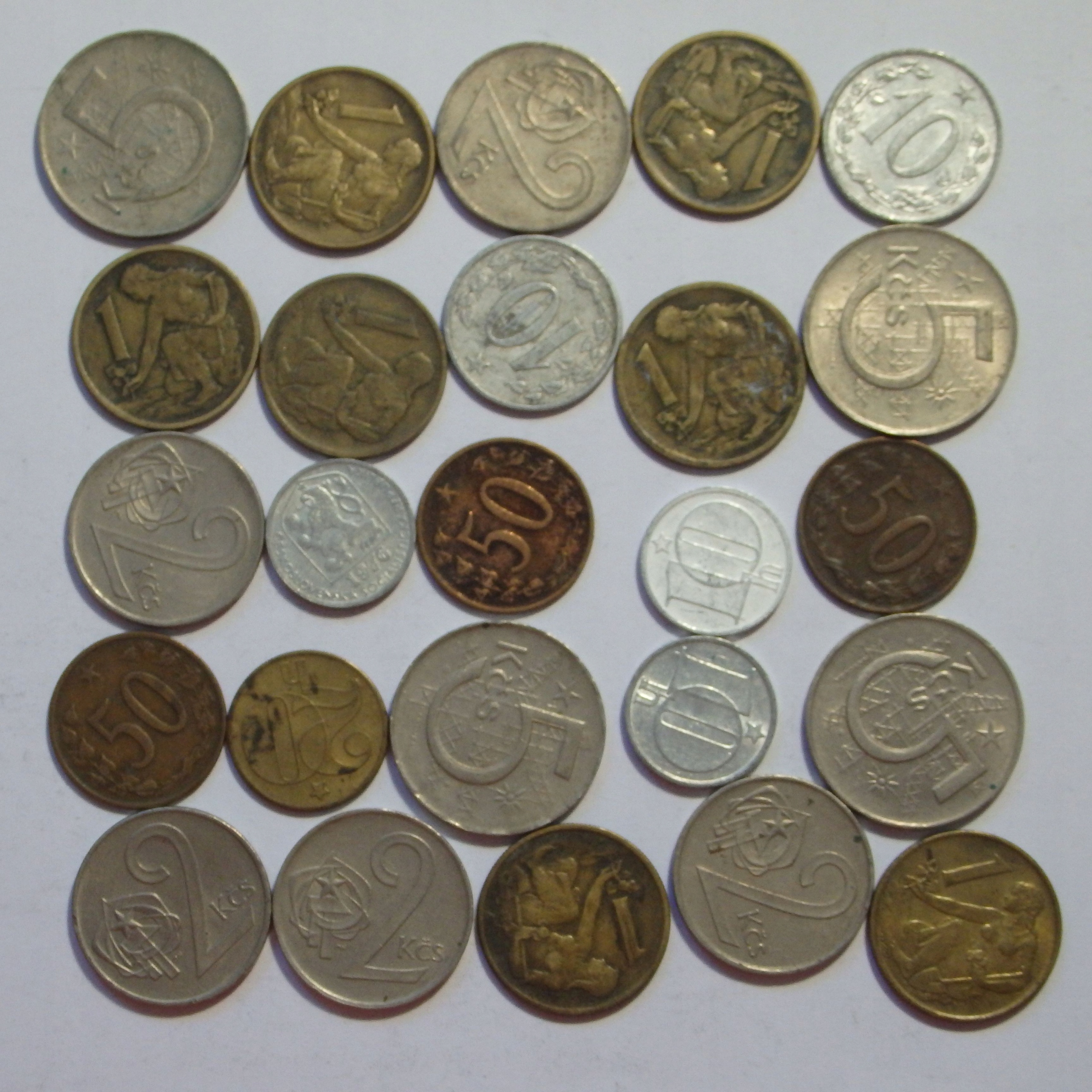 Zestaw monet Czechosłowacja, M351