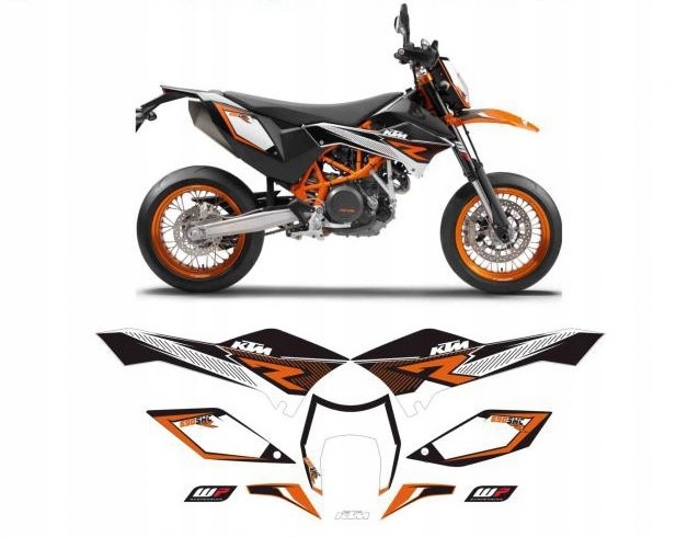 Наклейки KTM LC4 690 SMC R 2012