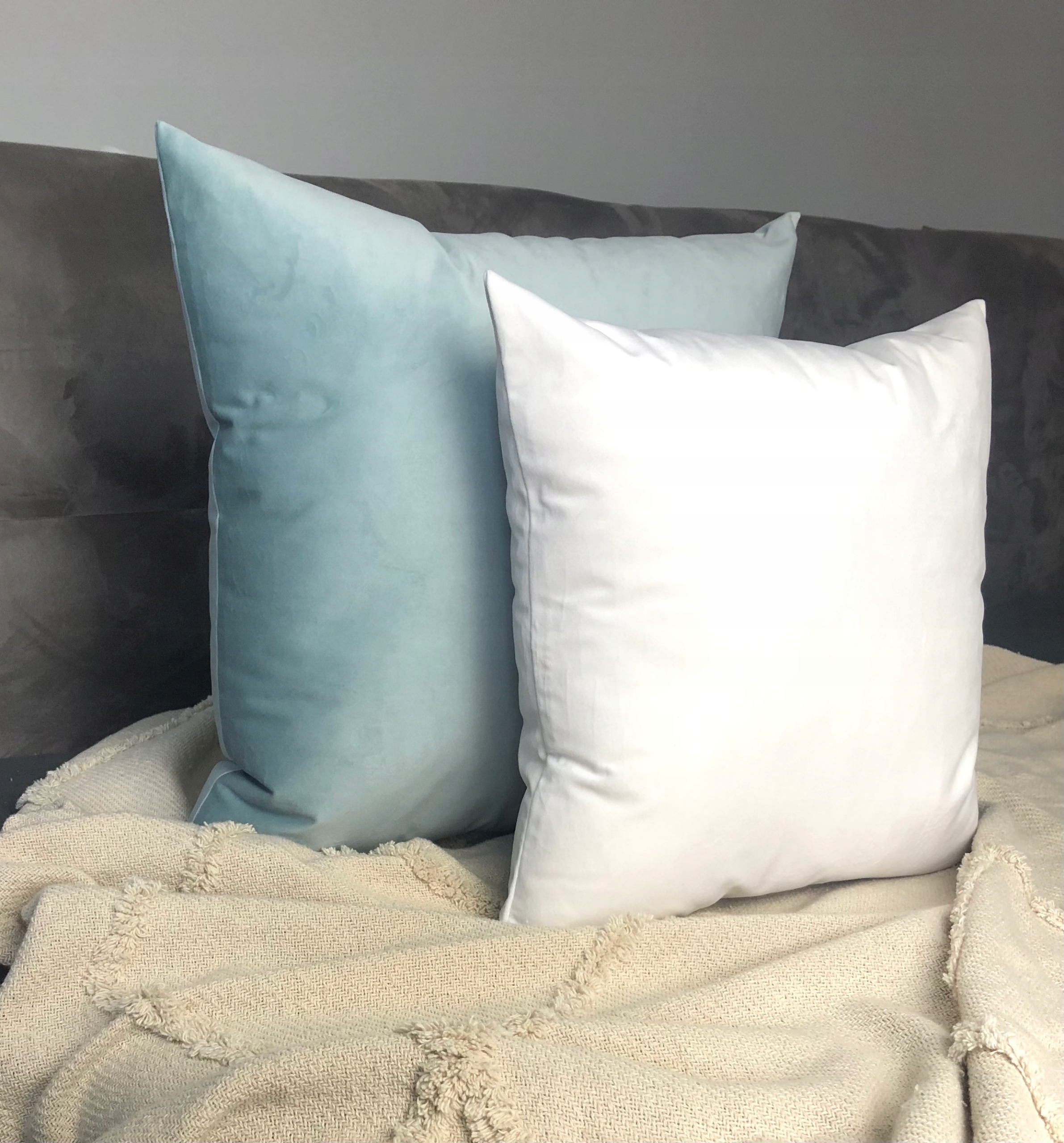 POSZEWKA MIĘTA VELVET 50x70 WELUR Marka inna