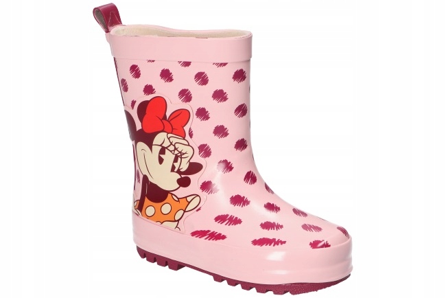Disney Minnie DM0010 Oryginalne Wodoodporne Kalosze Gumowce Dziecięce 27