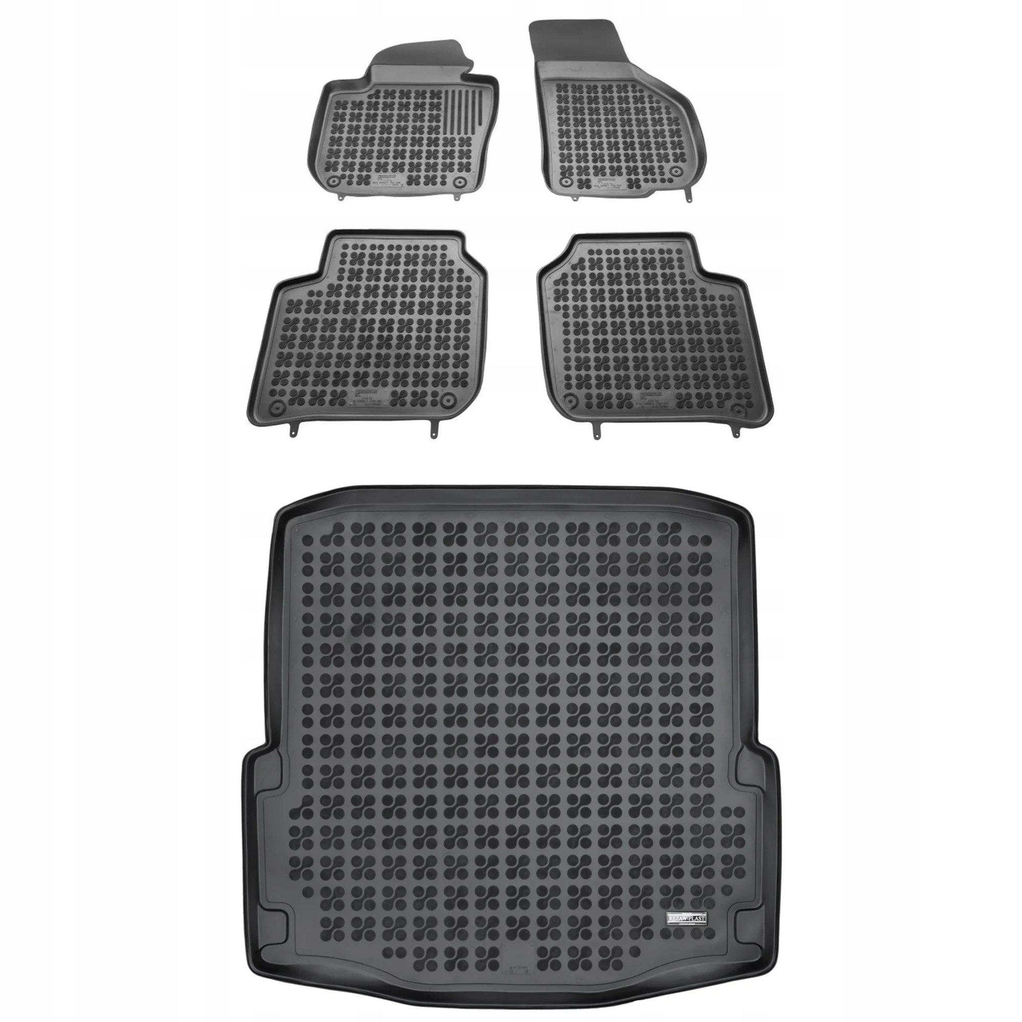 Gumové rohože a koberčeky Škoda Superb II 2008-2015