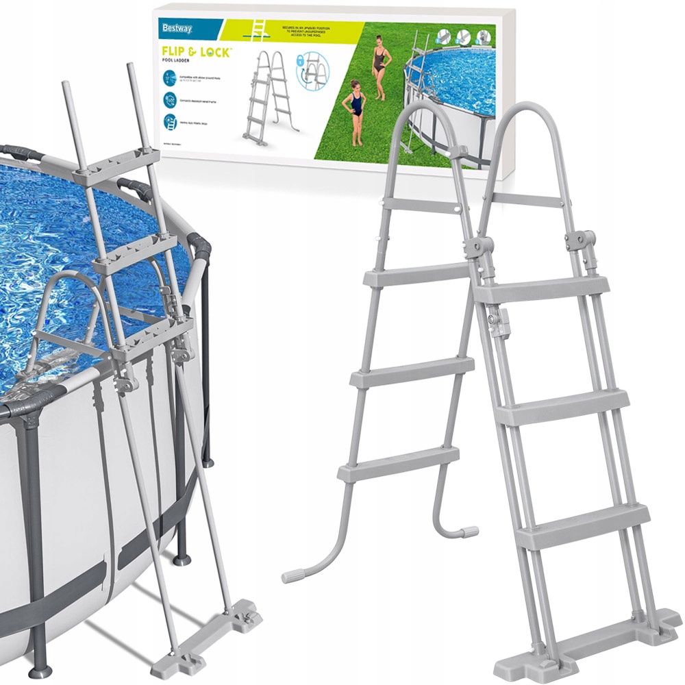 Bestway лестница для бассейна 107 см 58330
