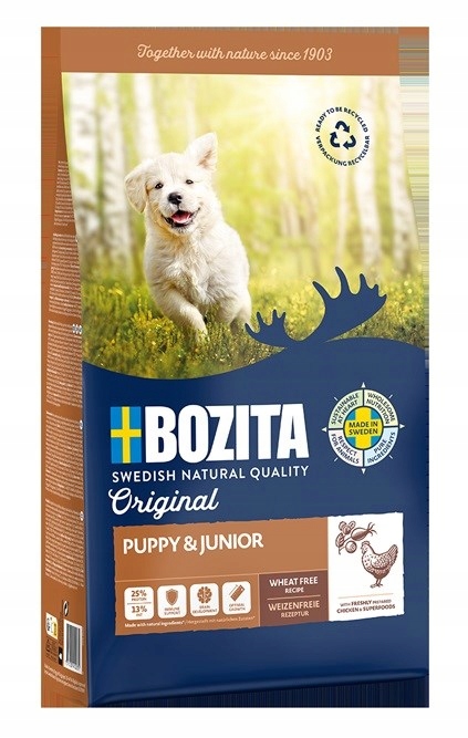 Bozita Original Puppy &amp; Junior Kuře suché krmivo pro psa 12 kg