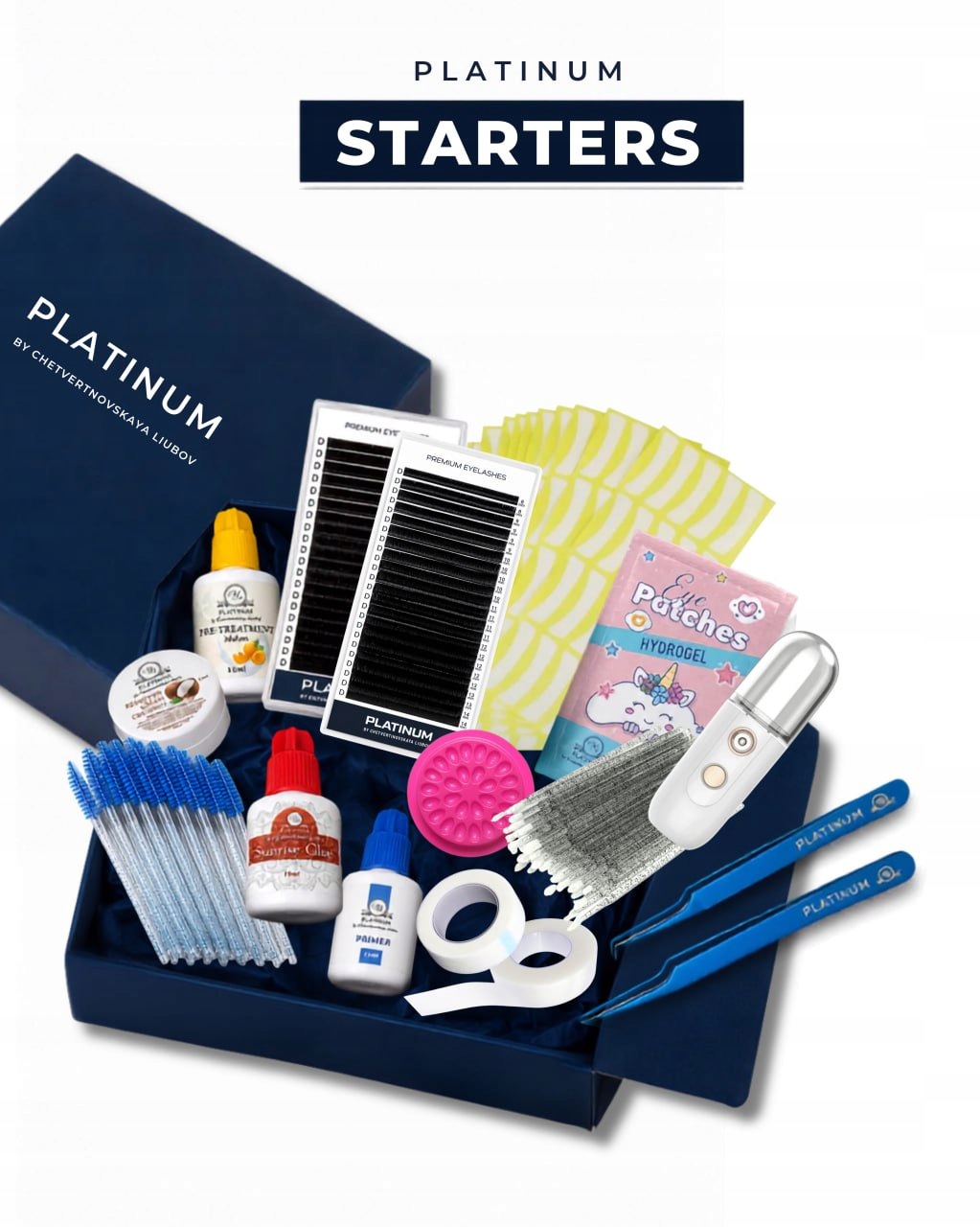 Kompletní Startovací Sada pro stylistku řas Platinum