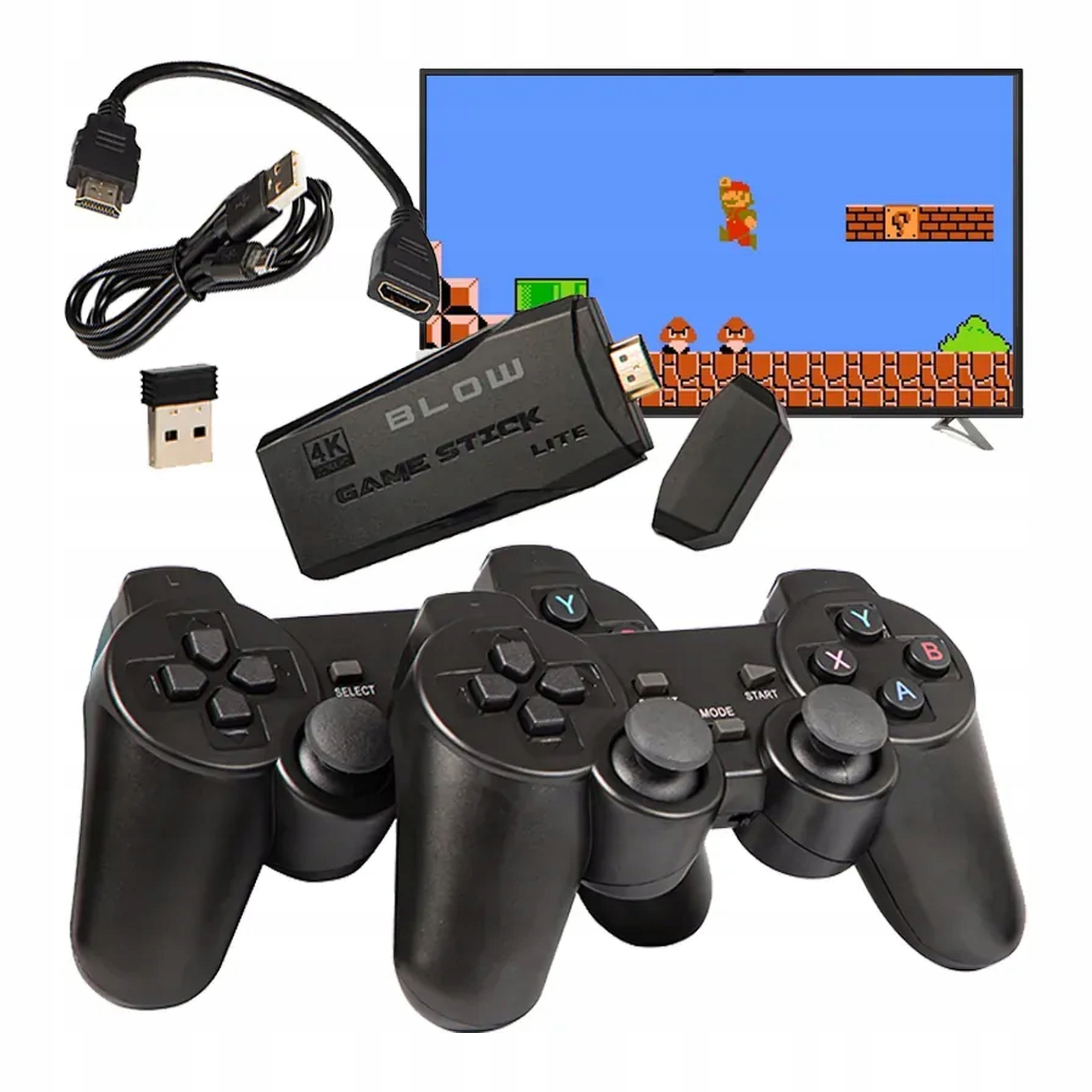 Gra Telewizyjna Konsola Gamingowa Do Gier Hdmi 4K Retro 2 Pady 20000 Gier