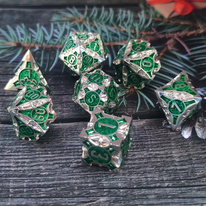 NARADA ELFÓW ZESTAW 7 METALOWYCH KOŚCI RPG Producent RGFK