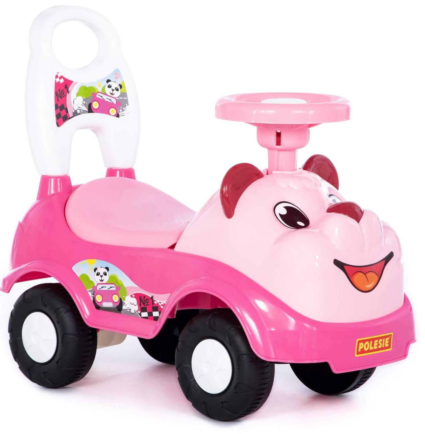 

Jeździk Dla Dzieci Autko Pchacz Mila Różowy