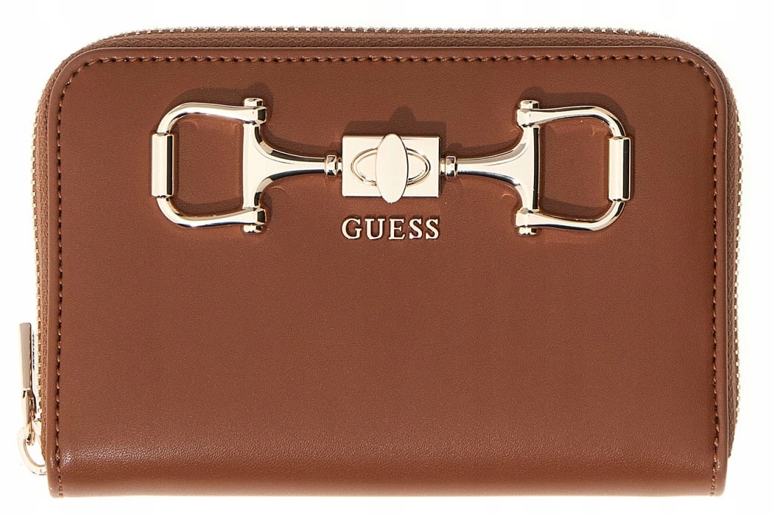 Hnědá Dámská Peněženka Elegantní Ženská Stylová Krabička Guess