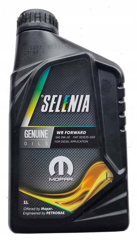 Olej silnikowy Selenia Wr Forward 0W20 C5 1L Petronas Fiat