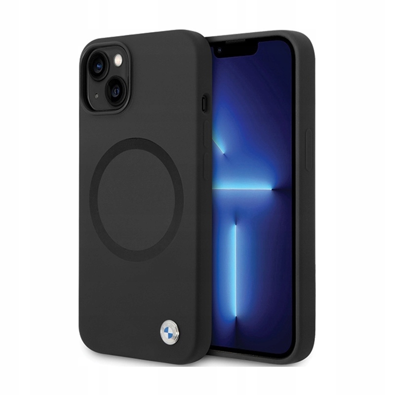 Bmw Signature Liquid Silicone MagSafe – Pouzdro pro iPhone 14 (černé)
