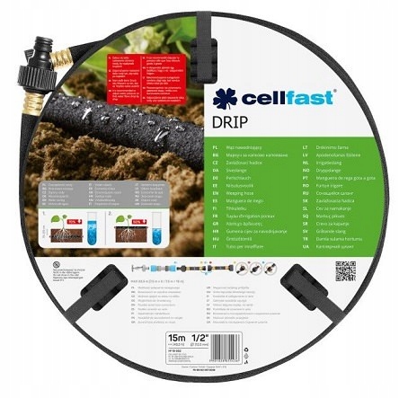 

Wąż nawadniający Drip 1/2' 15 m CellFast