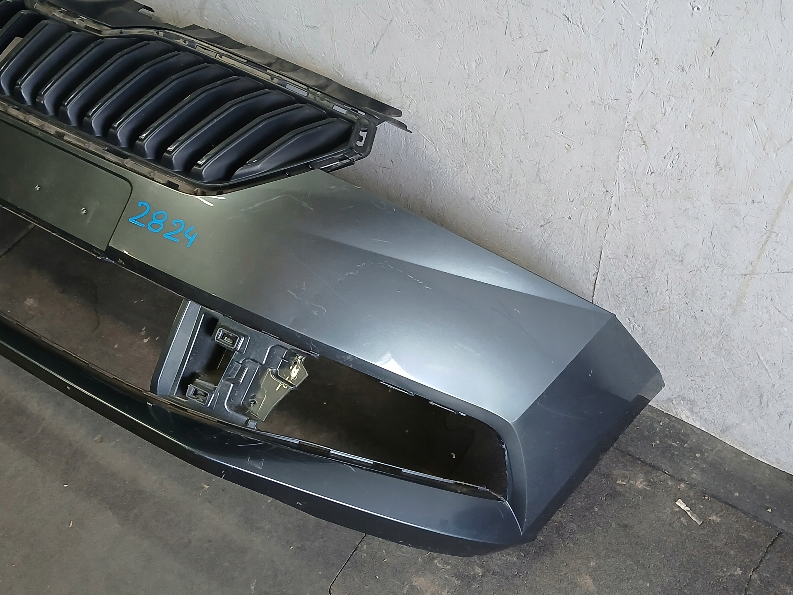 bumper front SKODA FABIA III 3 LIFT 6V