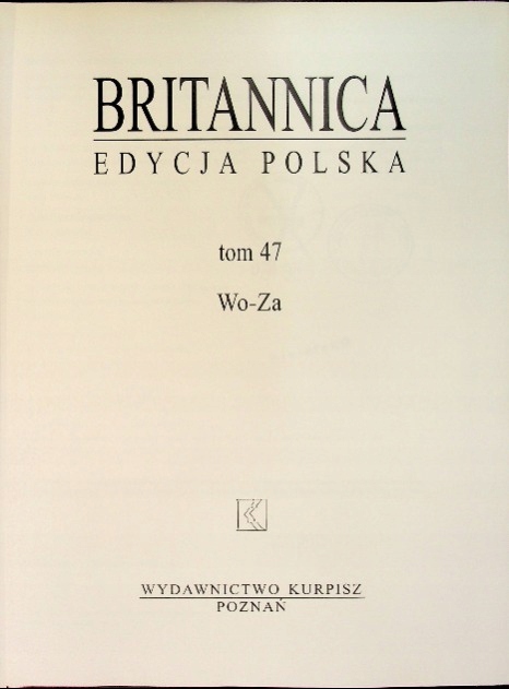 Britannica Tom 47 Praca Zbiorowa