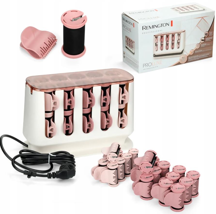 Termoloky na vlasy velurové termo válečky Remington H9100 klipy 20 ks