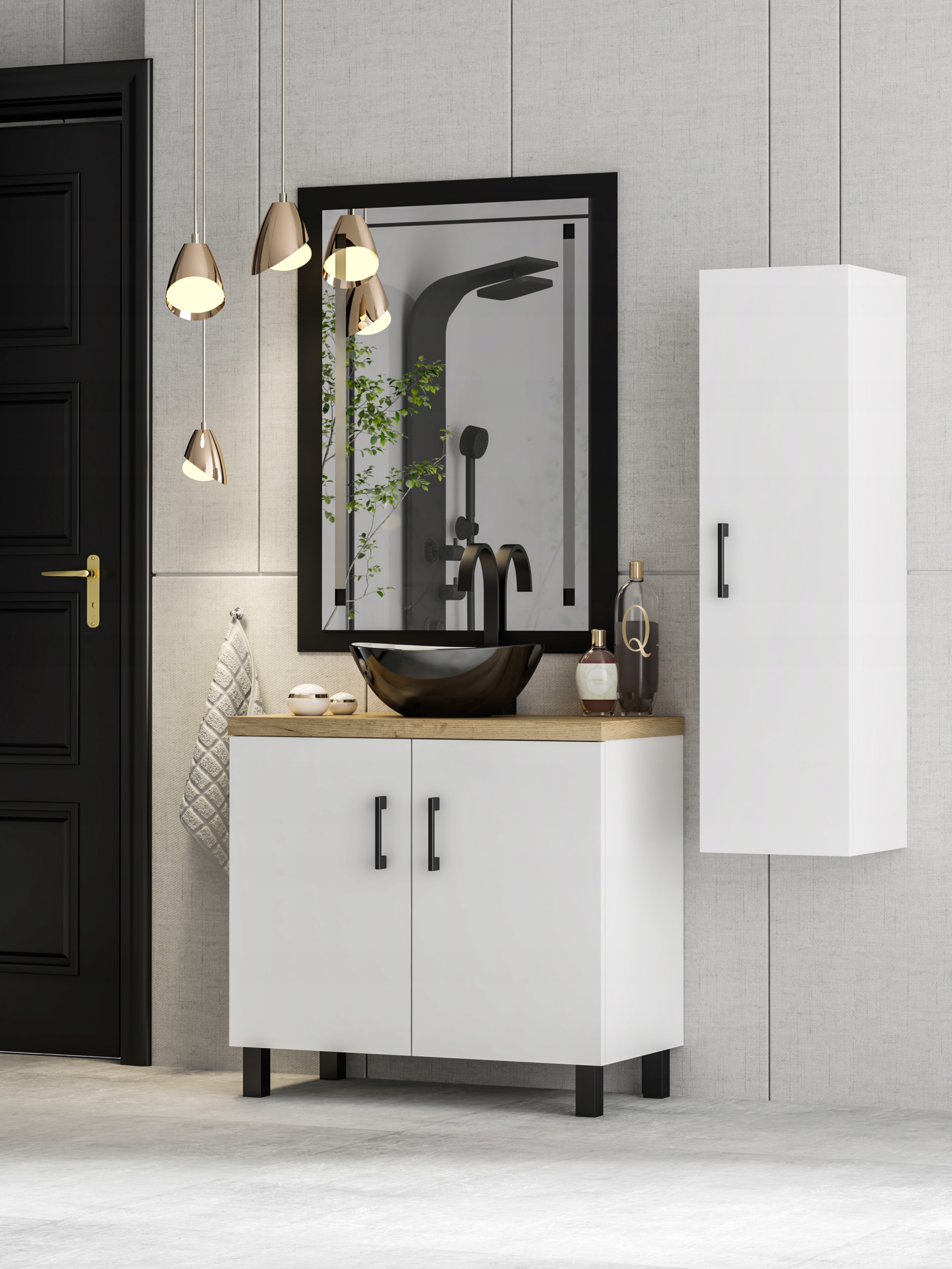 Szafka łazienkowa stojąca ROCO 80 PRODUCENT KOLORY Wysokość mebla 73 cm