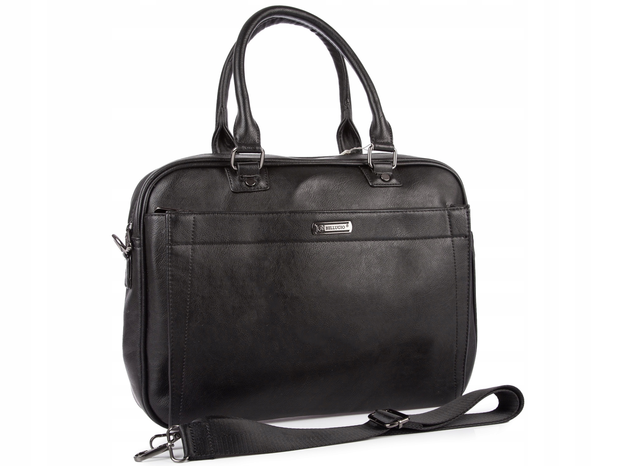 Elegantní pánská taška do práce, aktovka A4 z ekologické kůže pro notebook