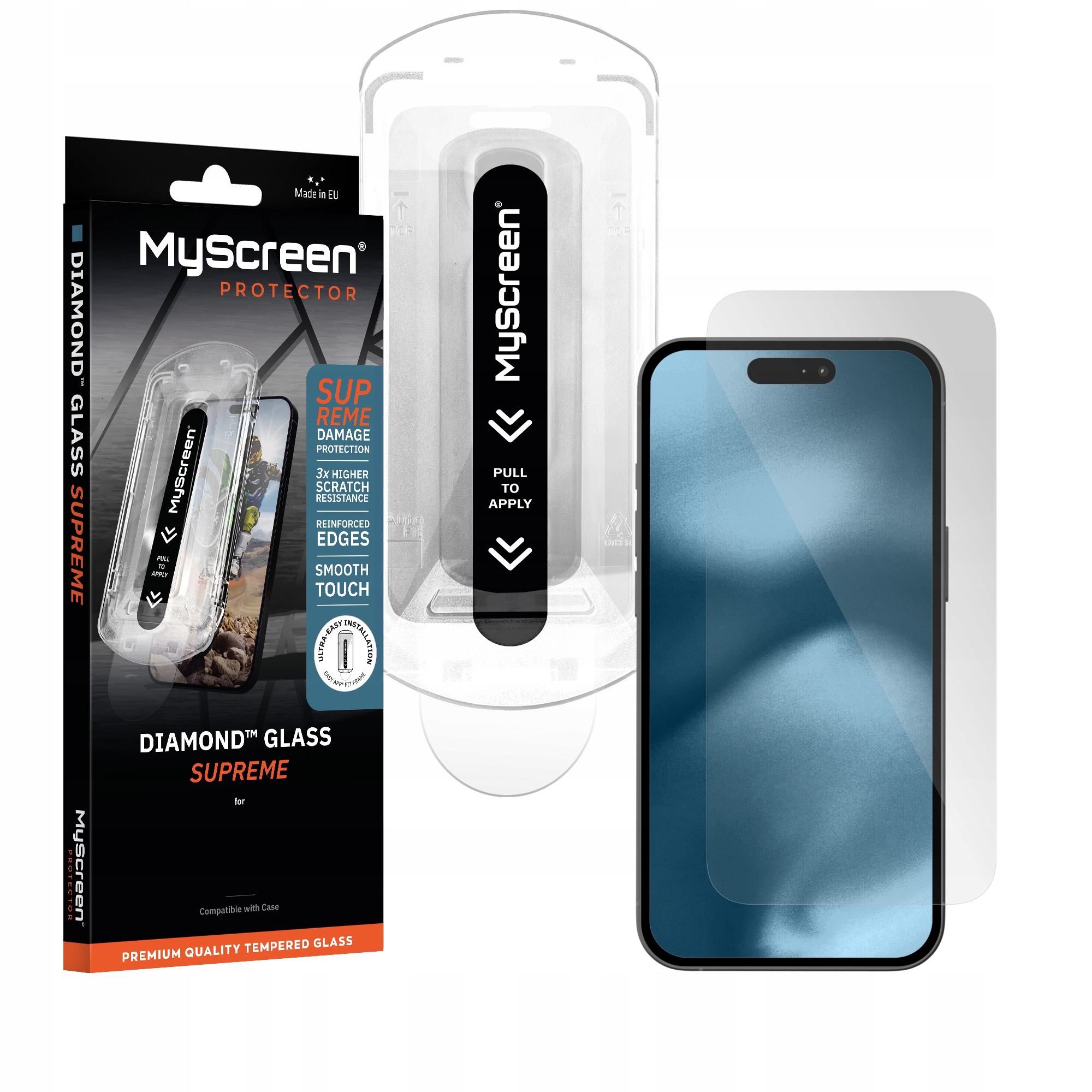 Tvrzené sklo pro Apple iPhone 17 Pro MyScreen Diamond Glass Pro Supreme