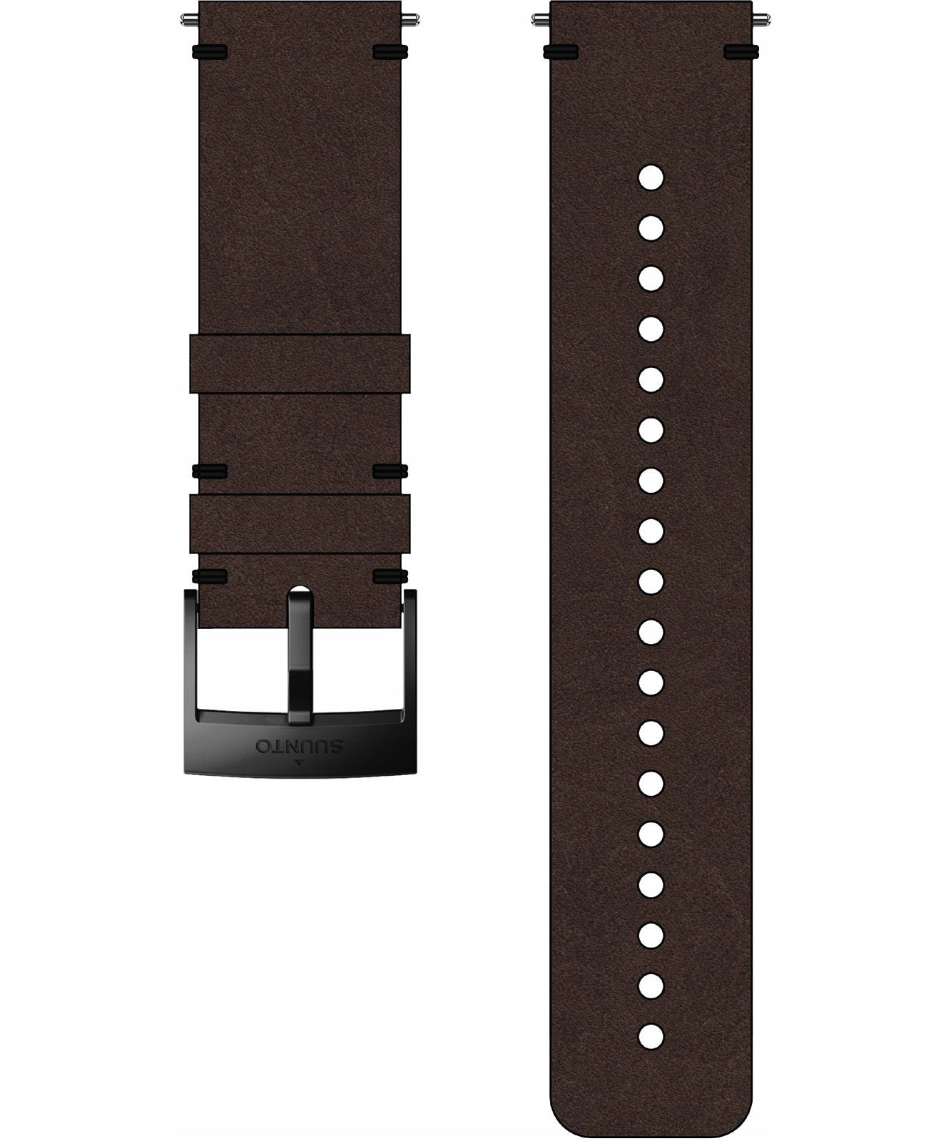 Pasek Suunto Urban 2 Leather Strap Brown Black Size M 24 mm