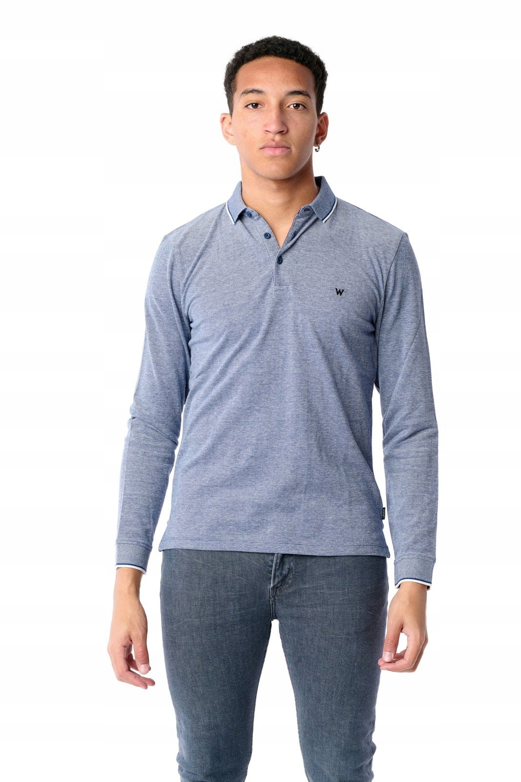 

Wrangler Ls Refined Polo Blue Depths W7M6KHXJY S