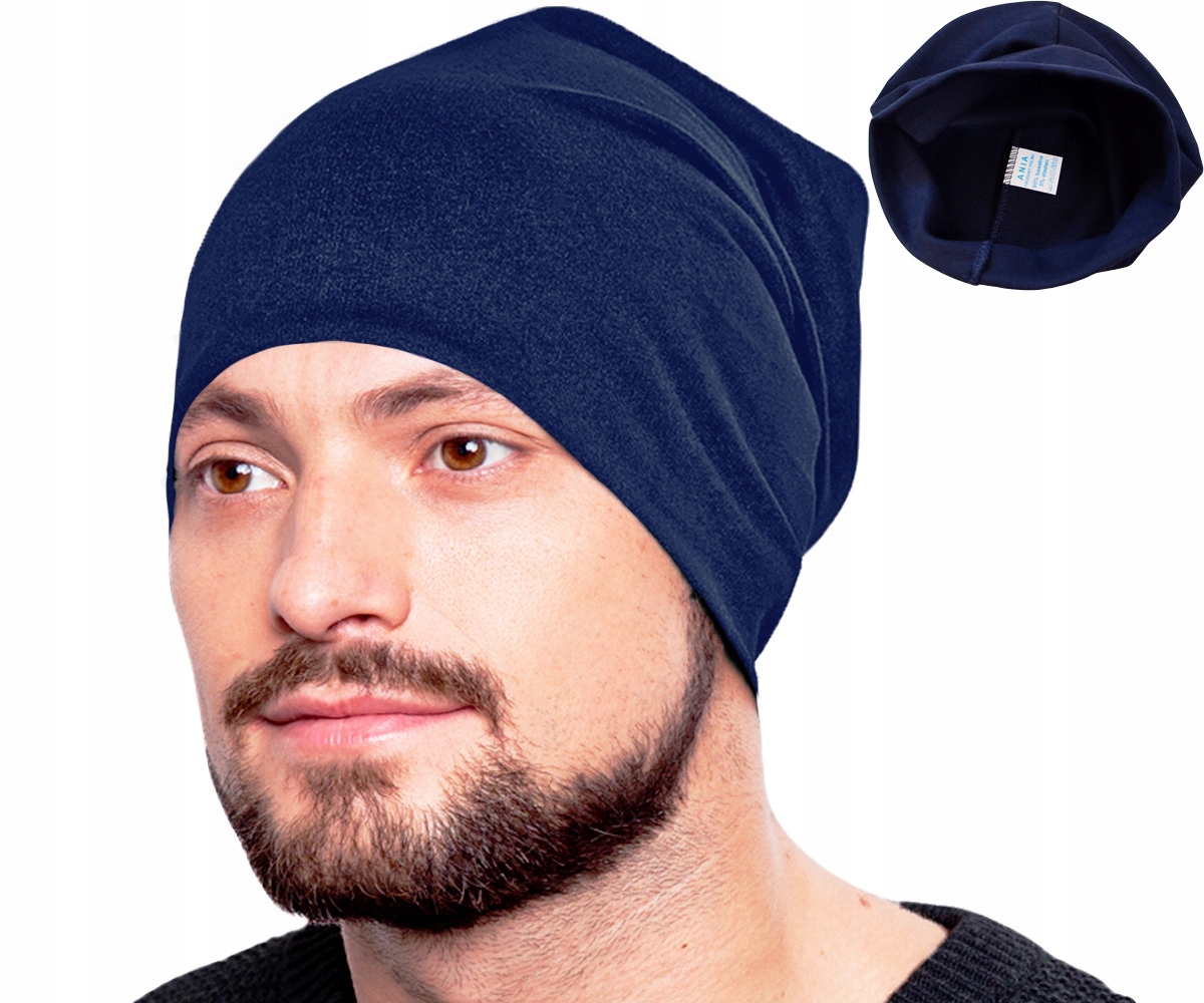 

Czapka Męska Beanie Uniwersalna Jednowarstwowa
