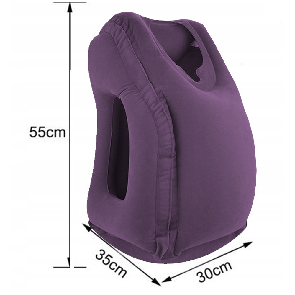 PODUSZKA PODRÓŻNA DO SPANIA SAMOLOTU AUTA DMUCHANA WELUROWA ROGAL NA SZYJĘ Marka Glob